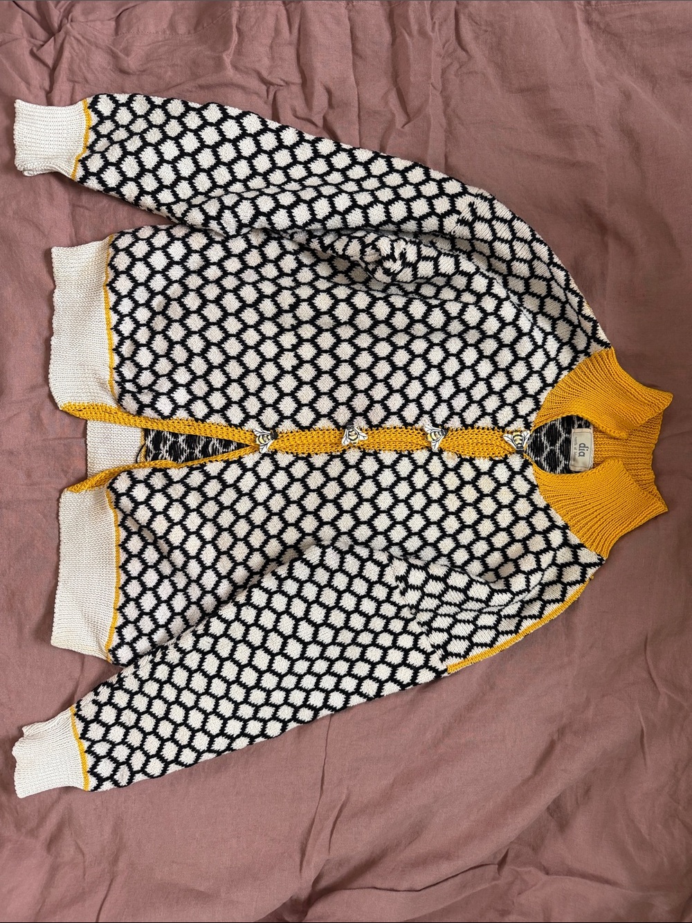 Dia North of Boston Honeycomb Sweater